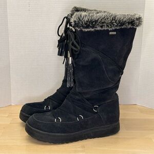 Wind River Fur Lined Suede Winter Boots/Womens/Size 10